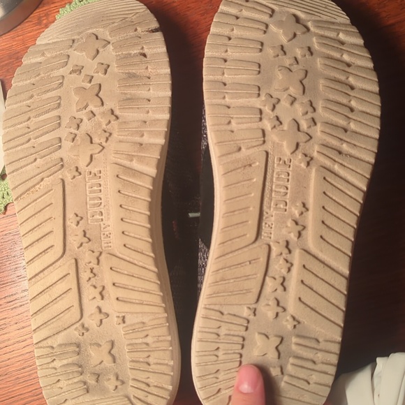 Hey Dude Shoes Hey Dude Womens Size 8 Sparkly Black Poshmark